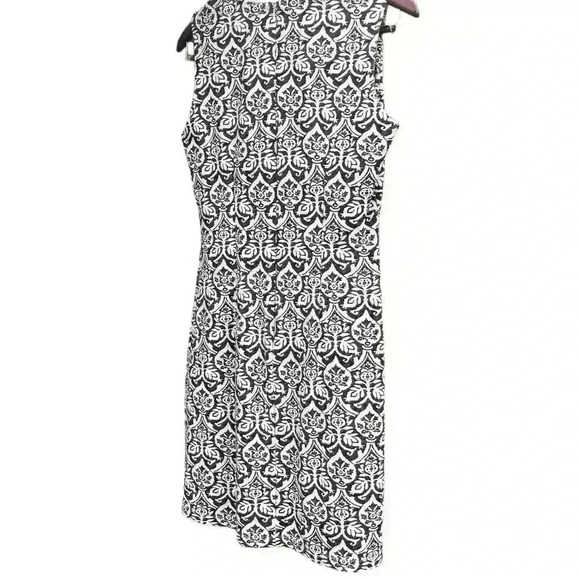 J. Mclaughlin Dress Women M Devon Brown & Cream Sheath Business Great Condition! - Picture 3 of 5